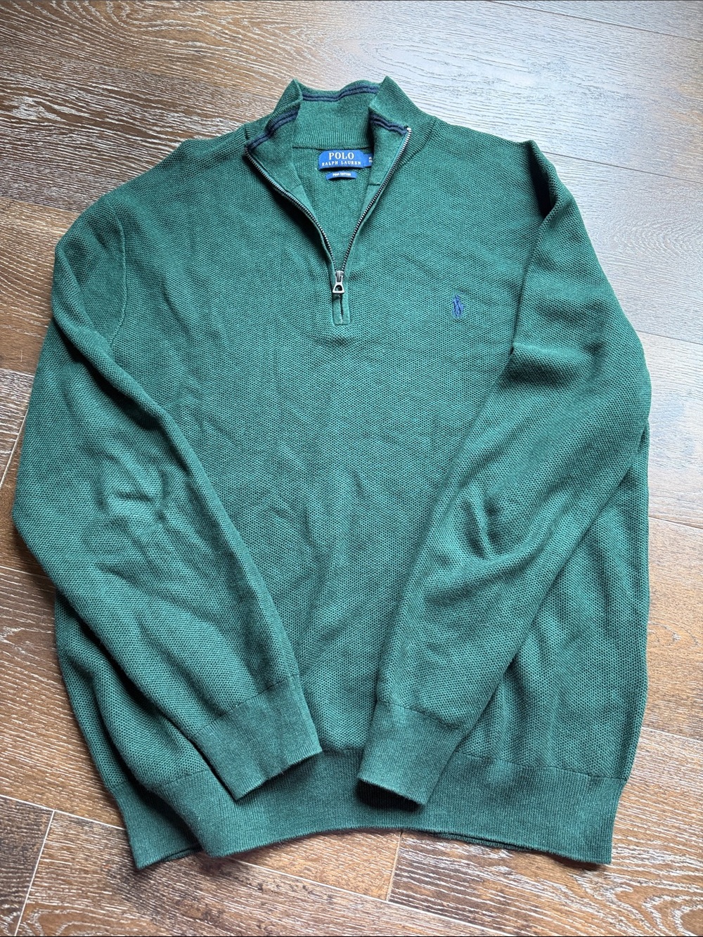 Polo by Ralph Lauren Dark Green Half-Zip Sweater